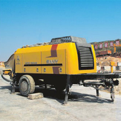 1420 Mm Kullanılmış Beton Römork Pompaları, Şehir Beton Pompası 450L