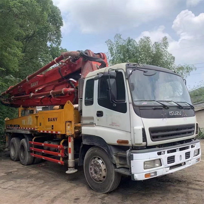37 Metre Kullanılmış Kamyon Beton Pompası Kamyona Monte SYG5360THB 49