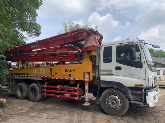 37 Metre Kullanılmış Kamyon Beton Pompası Kamyona Monte SYG5360THB 49