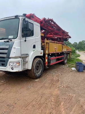 Kullanılmış 63m Zoomlion Beton Pompası Kamyonu Kablosuz Uzaktan Kumanda