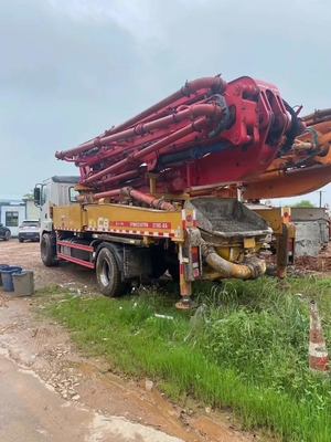 Kullanılmış 63m Zoomlion Beton Pompası Kamyonu Kablosuz Uzaktan Kumanda