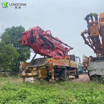 Kullanılmış 63m Zoomlion Beton Pompası Kamyonu Kablosuz Uzaktan Kumanda