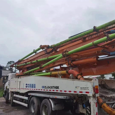 33T Kullanılmış Kamyon Beton Pompası, 37 Metre Çimento Pompası Kamyonu ZLJ5293THB125-37