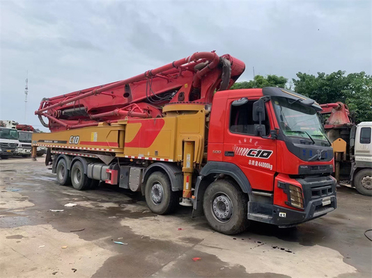 Hidrolik Beton Pompası Kamyonunun 39M Kamyona Monte Beton Bom Pompası