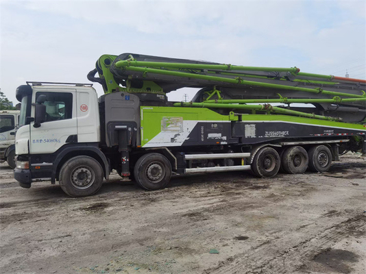 Hidrolik Beton Pompası Kamyonunun 39M Kamyona Monte Beton Bom Pompası