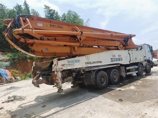 İnşaat Kullanılmış Kamyon Beton Pompası Putzmeister Uzaktan Kumandalı Bom Pompası