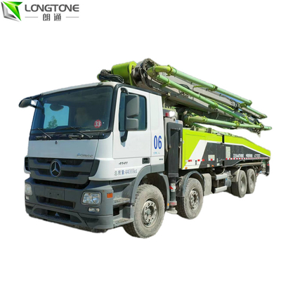 ZOOMLION Hidrolik Sistemli Kullanılmış Römork Üstü Beton Pompası 56m 180M3 / H