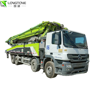 56 Metre İkinci El Kamyona Monte Beton Pompası Hidrolik 5 Dingil 600 L