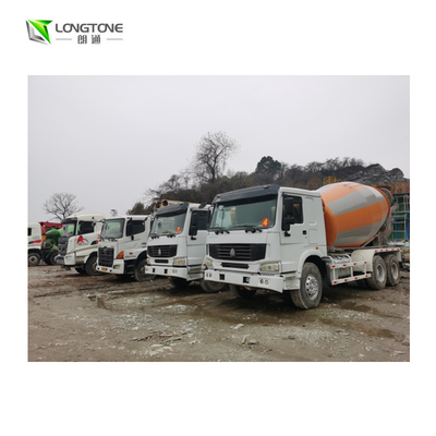 6x4 16CBM Çin Kullanılmış Çimento Kamyonu Sinotruk Howo Monteli Beton Mikseri Kamyonları