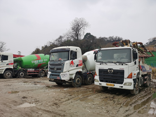 Dizel Pompalı Ağır Hizmet Tipi Otomatik İkinci El Beton Mikseri