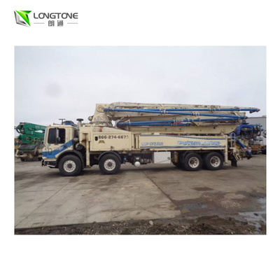 24-36 M Mesafe 6-6.6 MPa Basınca Sahip Sarı Kamyon Beton Pompası Kullanılmıştır