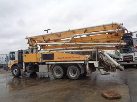 Max ile Zoomlion Dizel Kamyon Beton Pompası Kullanıldı. Agrega Çapı 24-36 Mm