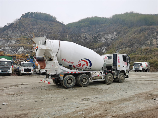 Endüstriyel için 10m³ Beyaz İkiz Milli Beton Mikseri Kamyonu