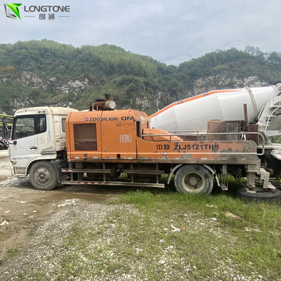 Yüksek Hızlı Taşıma Kullanılmış Beton Hattı Pompaları Şehir Beton Pompası HBT90.18.199RSU