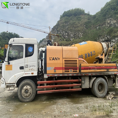 Kamyona Monte Kullanılmış Beton Hattı Pompaları, 186Kw Endüstriyel Beton Pompalama