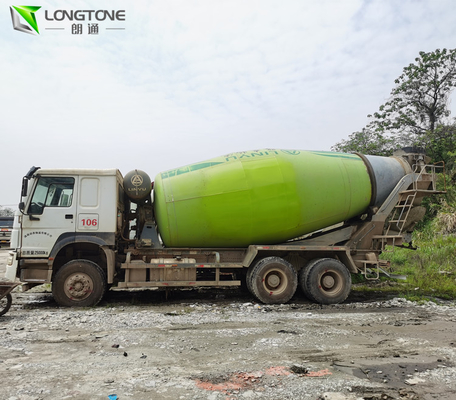 T-Shape Blade Kullanılmış Mikser Kamyonu, 10 M3 Mikser Tank Kamyonu 8500KG